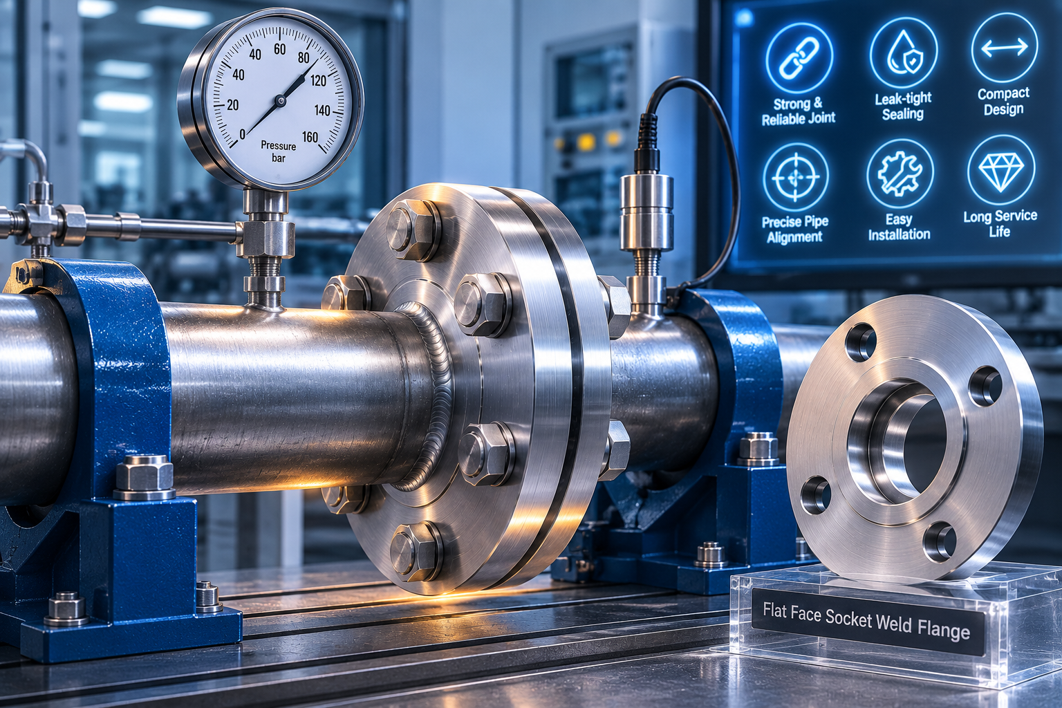 Advantages of Flat Face Socket Weld Flanges