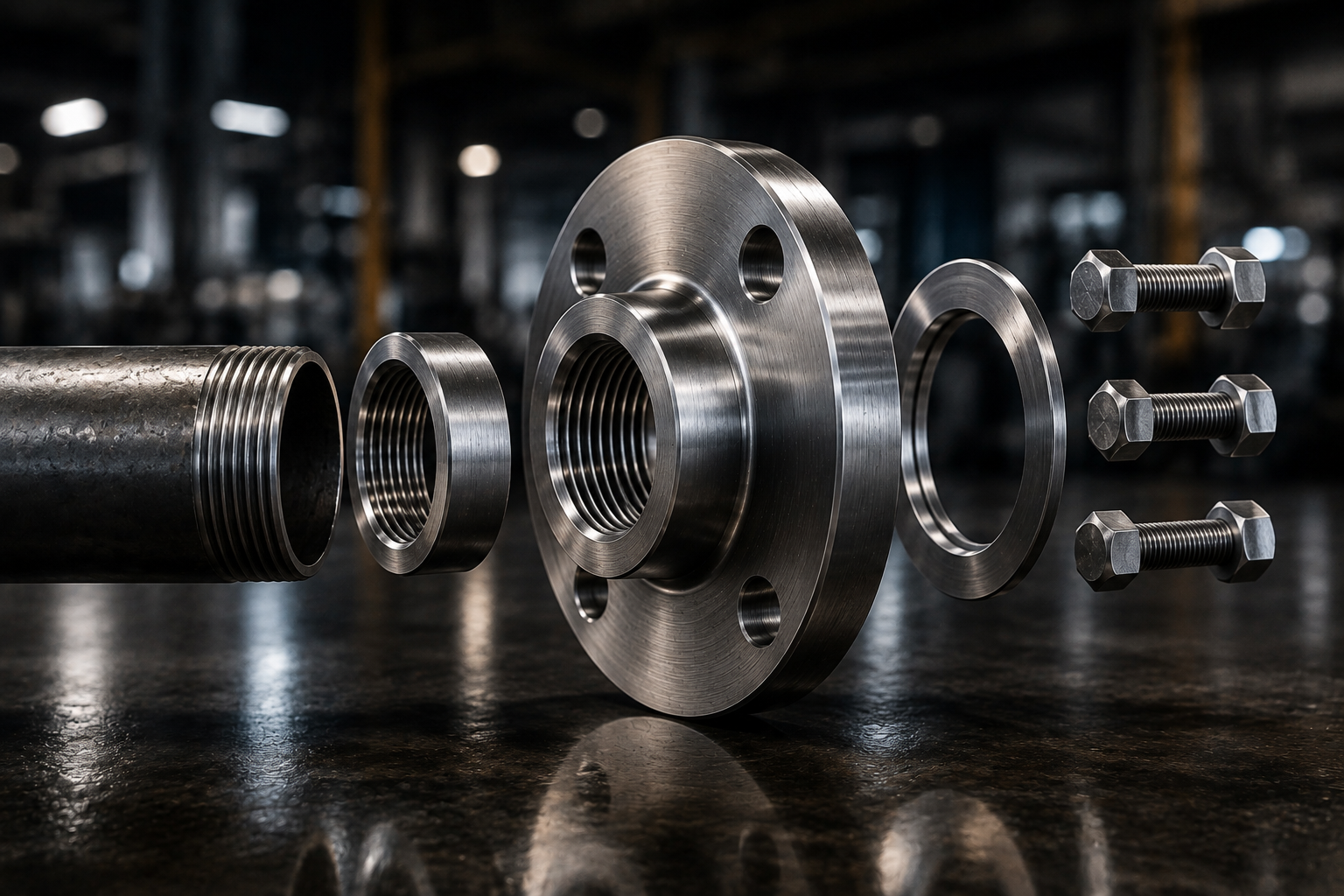 Design & Construction of Raised Face Threaded Flanges